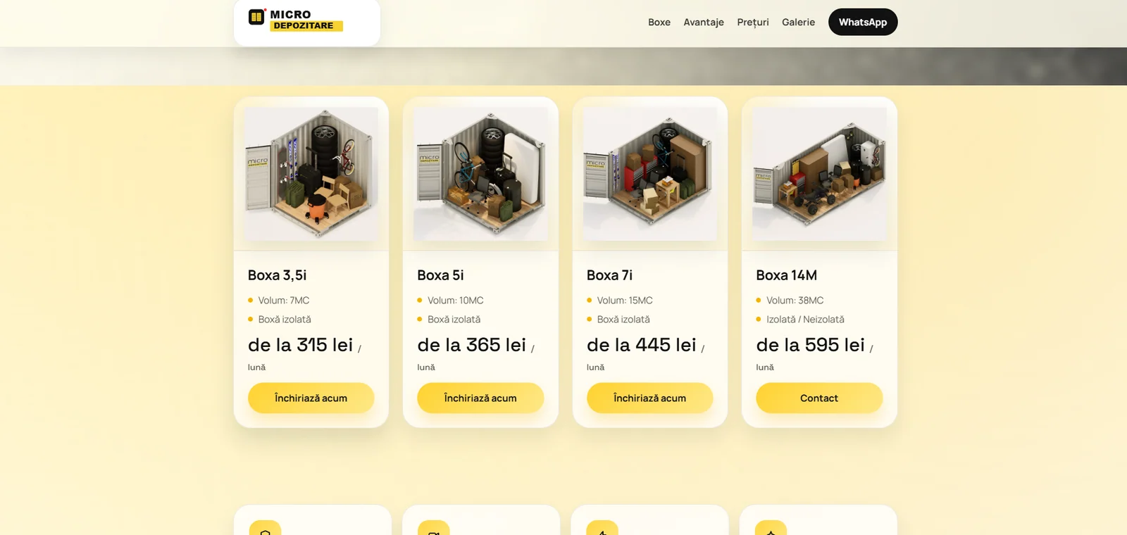 MicroDepozitare — prezentarea serviciilor de depozitare